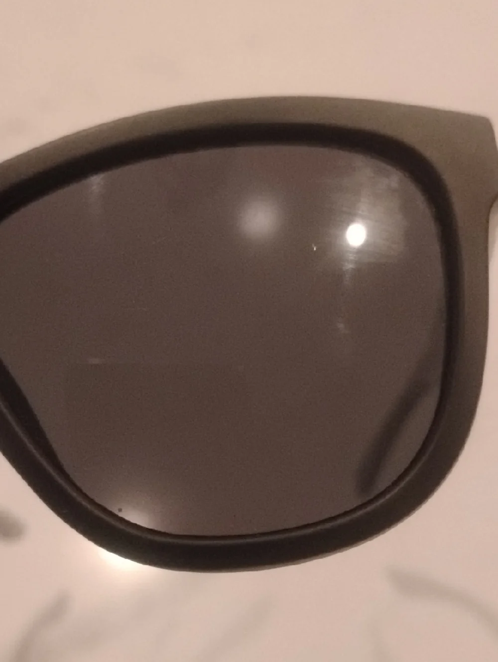 Kid's Black Knockarounds Frame Sunglasses with Checkered Arms